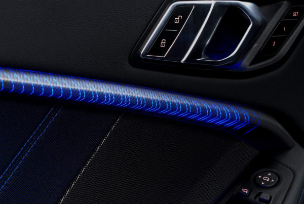 graphisme lumineux design automobile