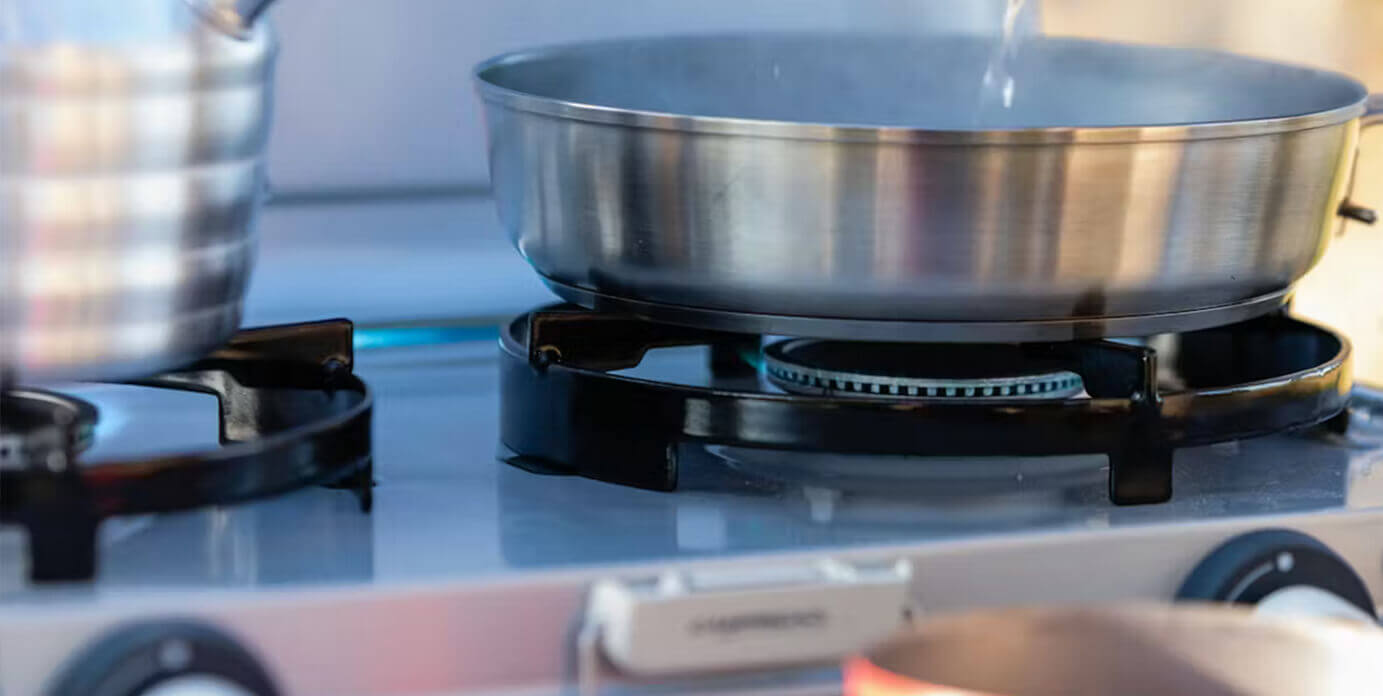 cuisson gaz design La Cime