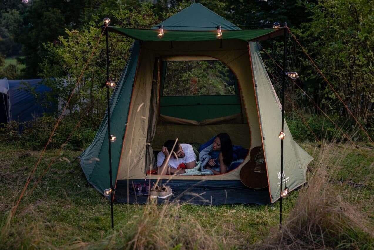 Agence de design produits textile à Lyon. Design textile, design soft product. Tente montage rapide